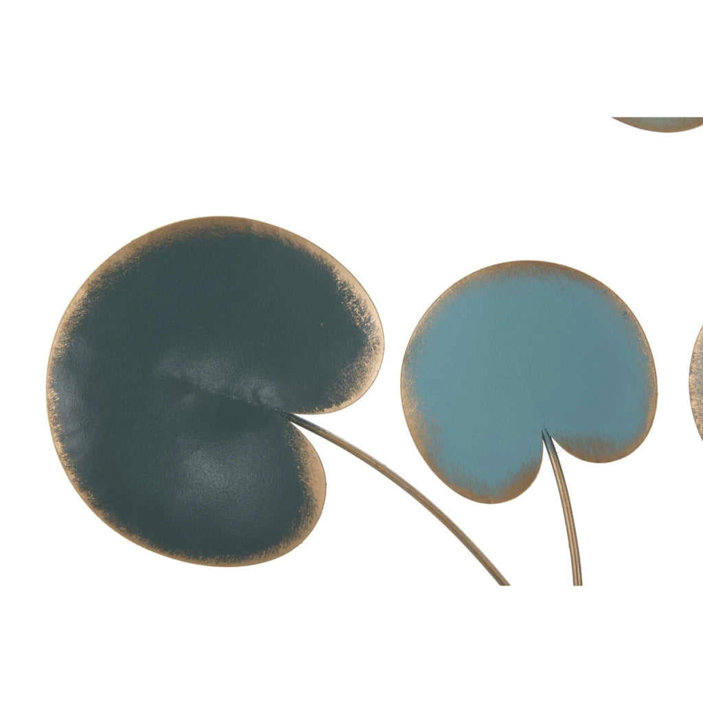 Decorazione in Metallo 3D Albero 5, Blu, Metallo, 89x2,5x90 cm