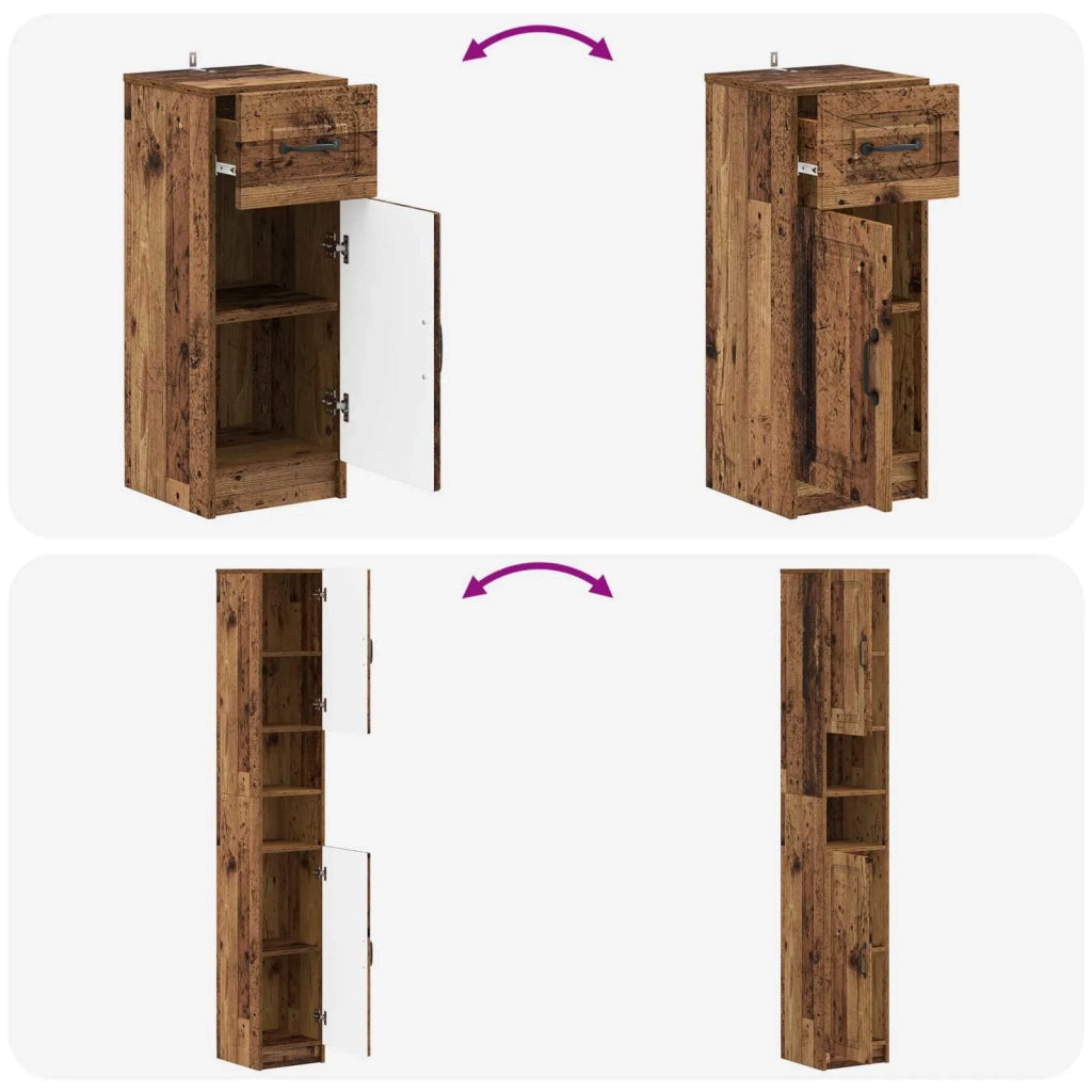 Set di armadietti da bagno in 3 pezzi UTRECHT 3417898