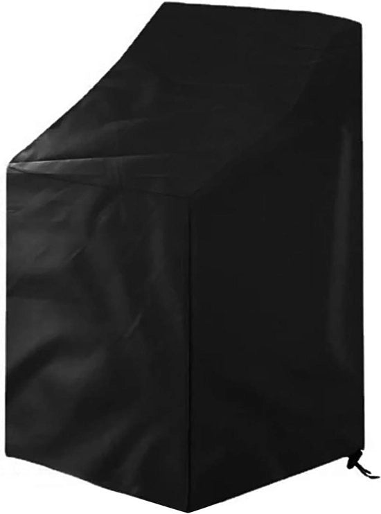 Protezione per divano esterno acqua resistente per sedile da giardino nero tessuto 210D Oxford - Adatto per terrazza esterna giardino - 64x64x70/120cm