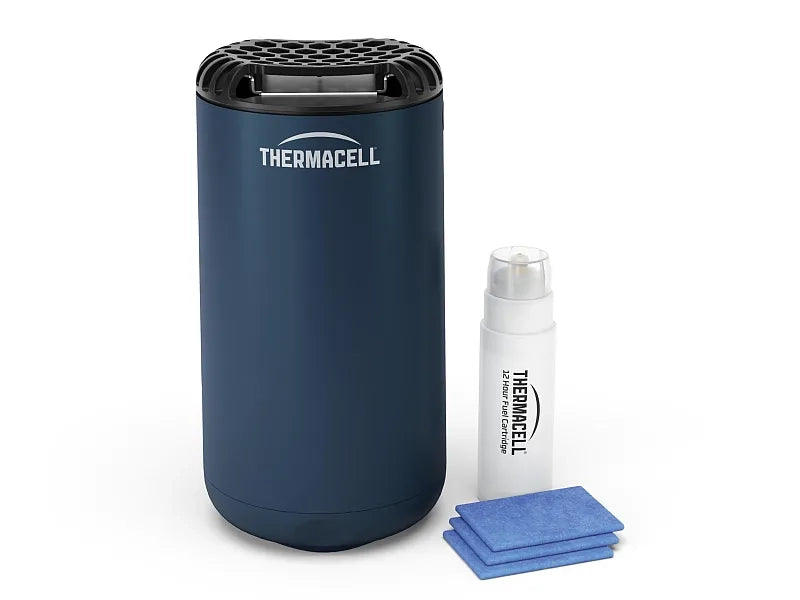 Dispositivo antizanzara portatile Thermacell Mini Halo da esterno fino a 21mq Blu