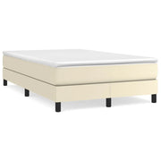 Letto matrimoniale | Letto per adulti | Struttura Letto a Rete a Molle Crema 120x200 cm in Similpelle