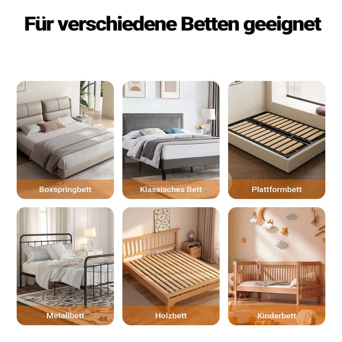 Sponda letto bambini 180x42 cm, pieghevole, metallo e nylon, Barriera anticaduta