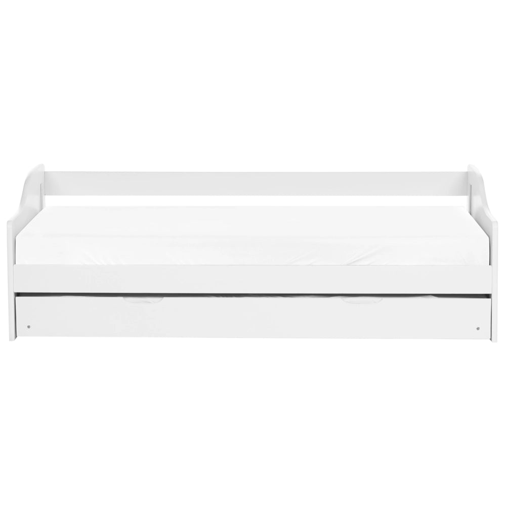 Letto a scomparsa in legno di pino chiaro con struttura in velluto UE misura singola 90 x 200 cm Telaio a doghe Extra Telaio a scomparsa