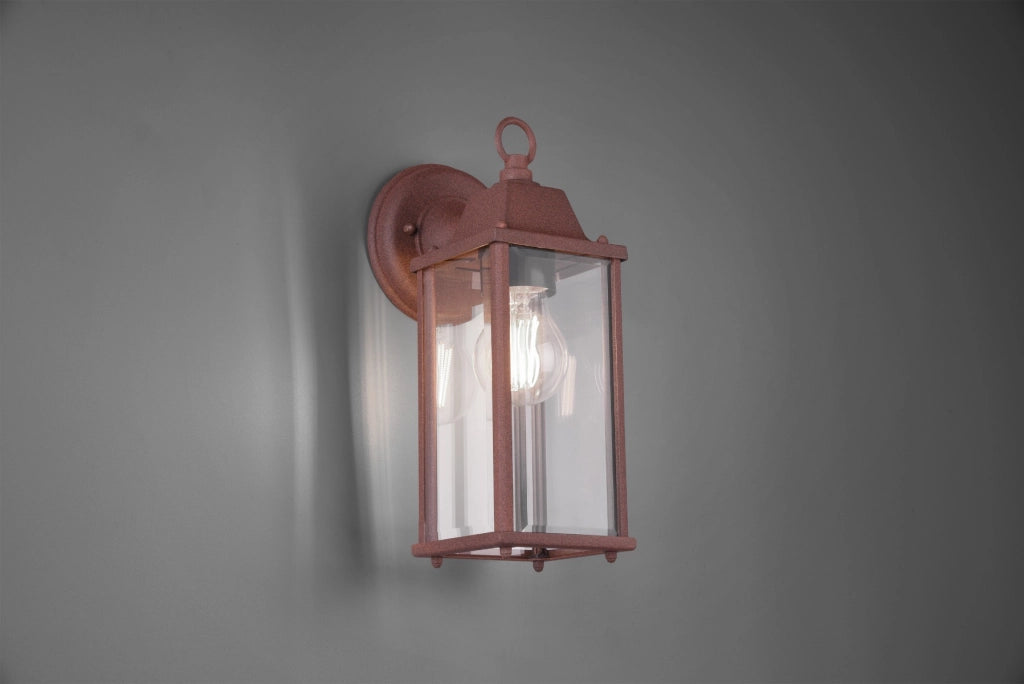 Applique esterno OLONA alluminio rame E27 Trio 201960124