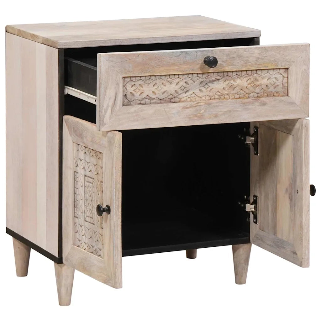 Armadio da Notte Bianco 50 x 33 x 60 cm Legno ingegnerizzato 4018127
