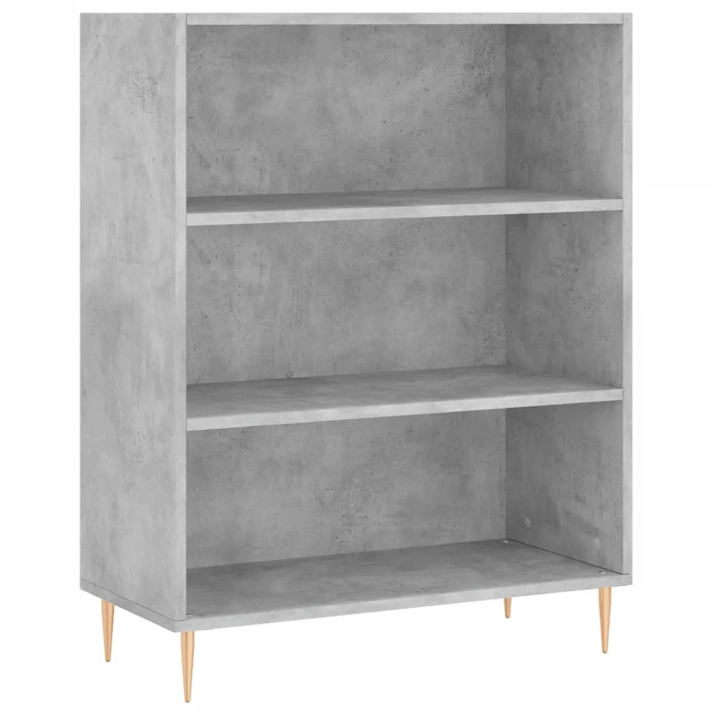 Credenza-Buffet-Armadio da cucina Grigio Cemento 69,5x34x180 cm in Legno Multistrato 933640