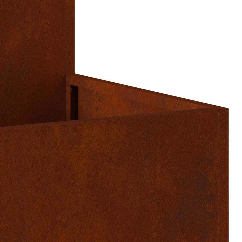 Vaso da giardino Ruggine 100 x 100 x 48 cm 865854