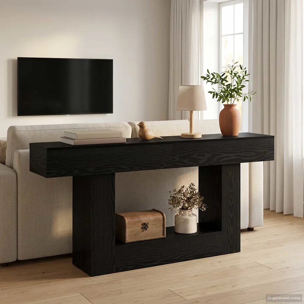 Rovere Nero 160 x 30 x 74 cm