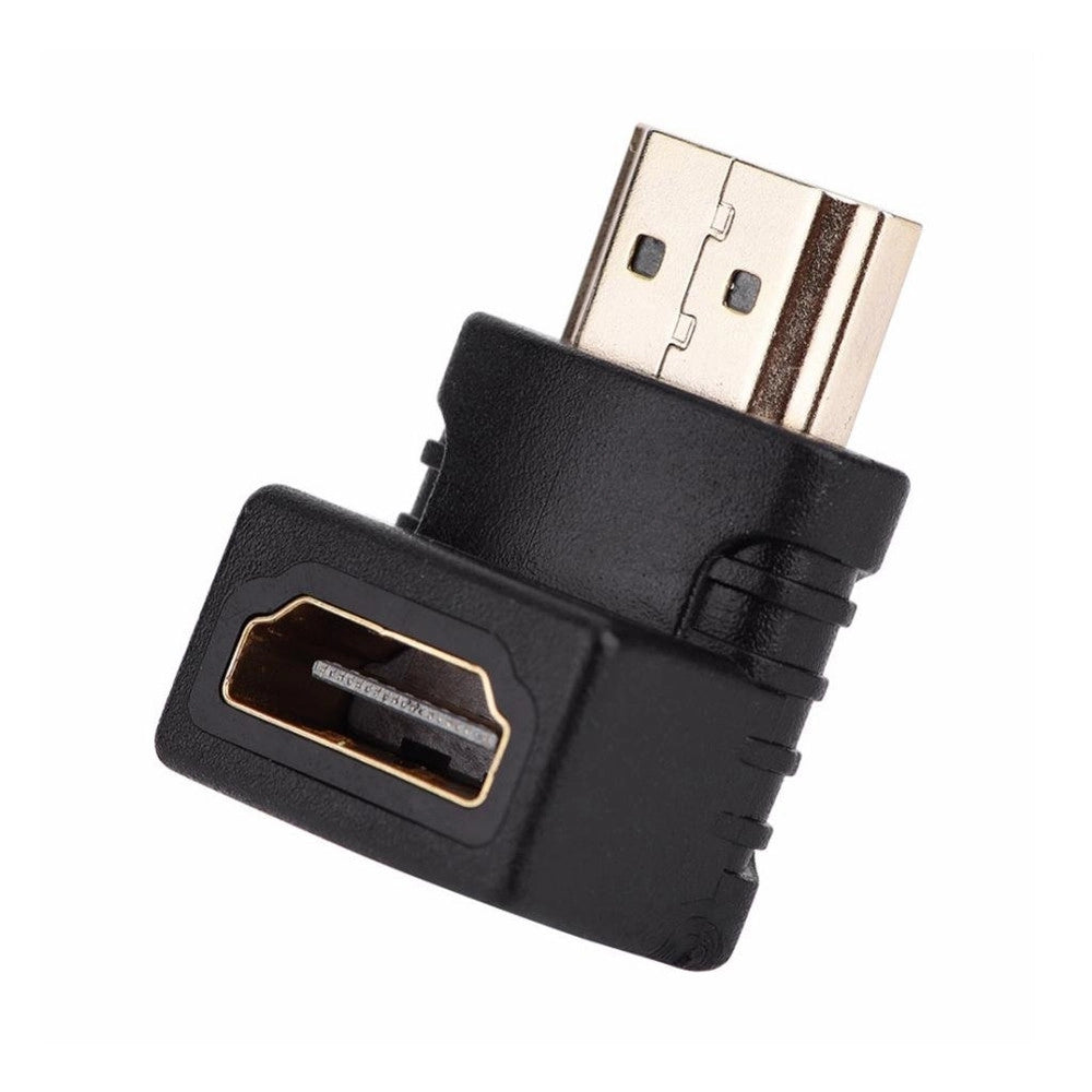 Trade Shop - Connettore Adattatore Video Hdmi Maschio A Hdmi Femmina Angolo Retto 90° Tv C-063 -
