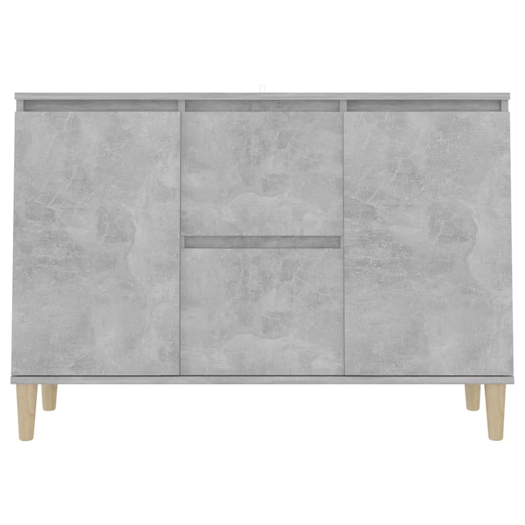 Buffet credenza cassettiera armadio mobile contenitore organizer per cucina soggiorno salotto 101 x 35 x 70 cm legno ingegnerizzato grigio 02_0031833