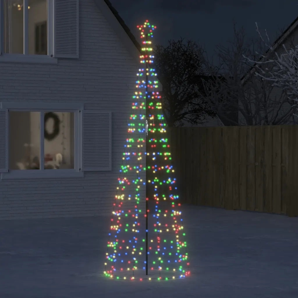 Albero di Natale a LED con Punte 570 LED Colorato 300 cm 358106