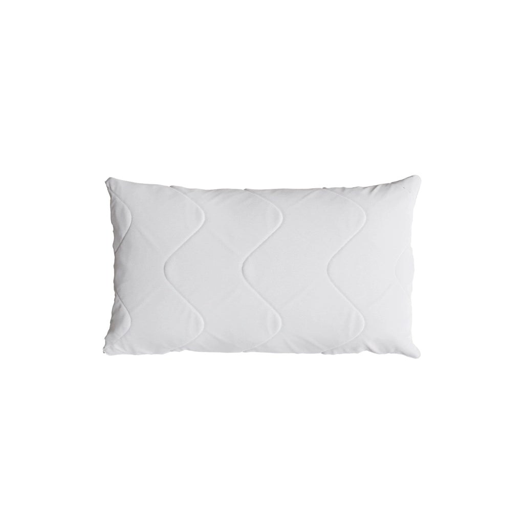 Guanciale 45x75 cm in Microfibra con Fodera Trapuntata Bianco