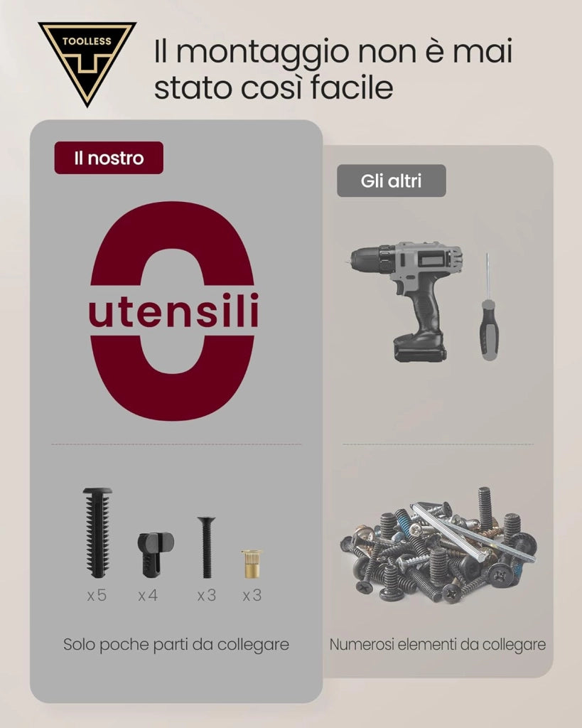 VASAGLE Comodino, Montaggio Rapido Senza Attrezzi Toolless, Tavolino con Stazione di Ricarica, Moderno, Cassetto, per Camera da Letto e Soggiorno, Nero Inchiostro e Beige Cappuccino LET777B04