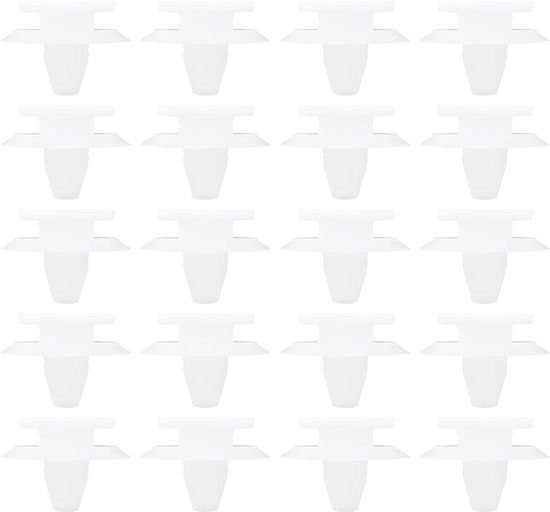 Afdichtingstrip per 20 pezzi - Clip per serratura - Per porta d'ingresso - Compatibile con Citroen Berlingo/DS3 - Materiale plastico - Duraturo - Clip per copertura porta
