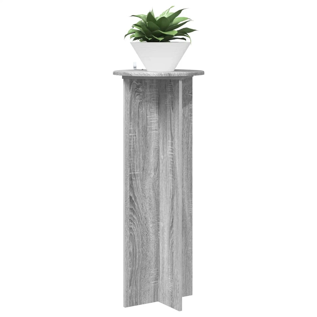 Supporto per piante 2 pcs Grigio Sonoma Ø40 x 100 cm 899696