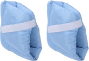 Cuscino Protezione Hielo Universale Dimensione Riduzione del Peso Piuma Blu Cotone Materiale Pieno di Supporto Zona Piede Cuscino per Riduzione del Peso Matrimoniale Piede Dolore - Set da 2 pezzi