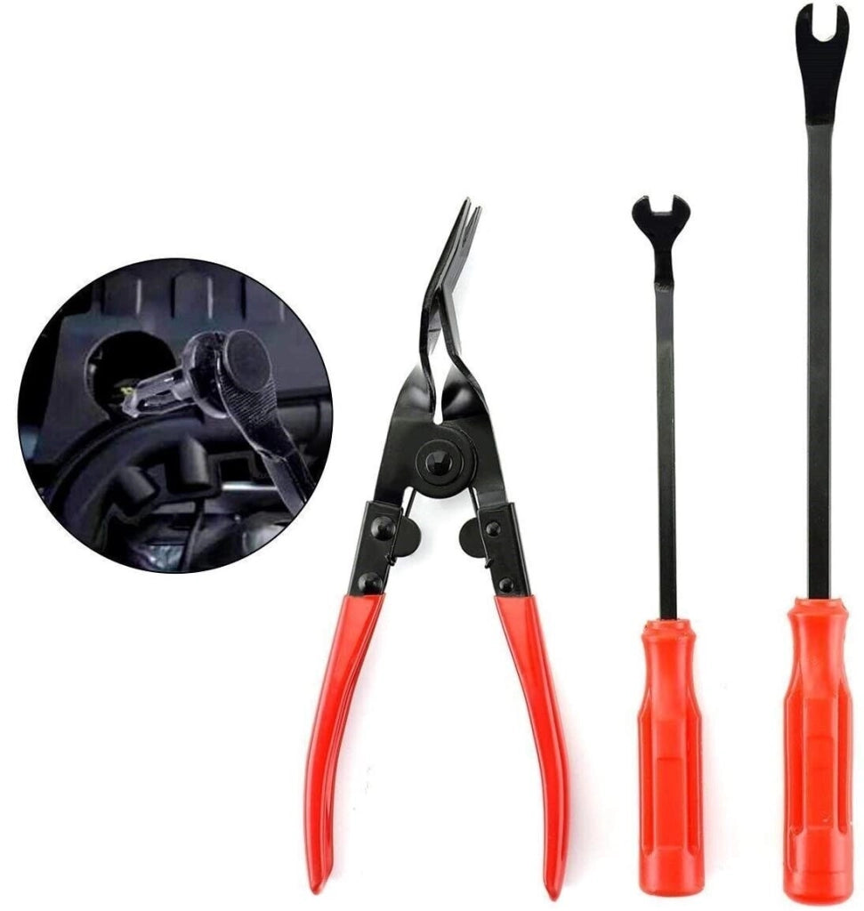 Set 19 pz smontaggio rimozione pannelli portiere clip auto stereo cruscotto 19pz