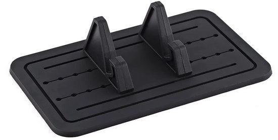 Oggetto di supporto per smartphone in silicone universale per auto con design di attacco stabile - Nero - Supporto per smartphone - Adatto per auto, camion, ecc.
