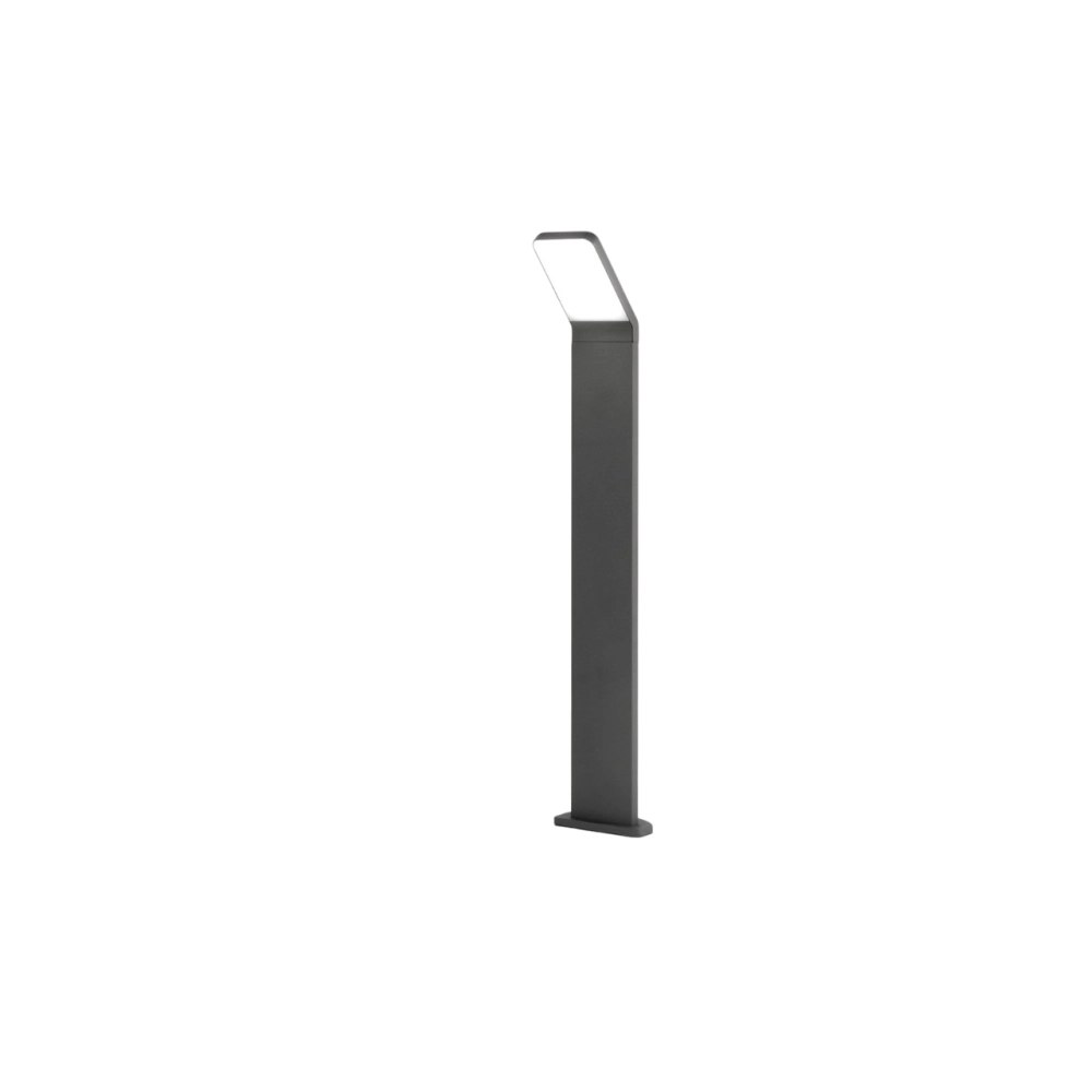 Path - Paletto da Giardino a Led 12W, IP65, 1050lm, H.60cm, 3000K, Alluminio Verniciato, Paletto da esterno, Antracite - Perenz