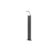 Path - Paletto da Giardino a Led 12W, IP65, 1050lm, H.60cm, 3000K, Alluminio Verniciato, Paletto da esterno, Antracite - Perenz