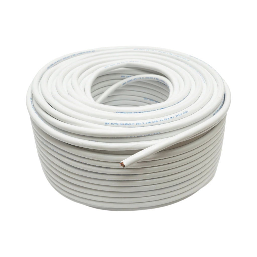 Cavo elettrico in rame H05VV-F MYYM 5Gx2,5mm, 300-500V, rotolo da 100m