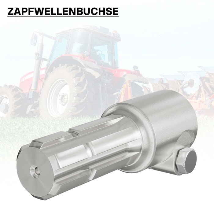 Boccola albero cardanico 175mm Attacco albero scanalato 8-32x38x6 per albero uscita 1 3/4" 6 denti