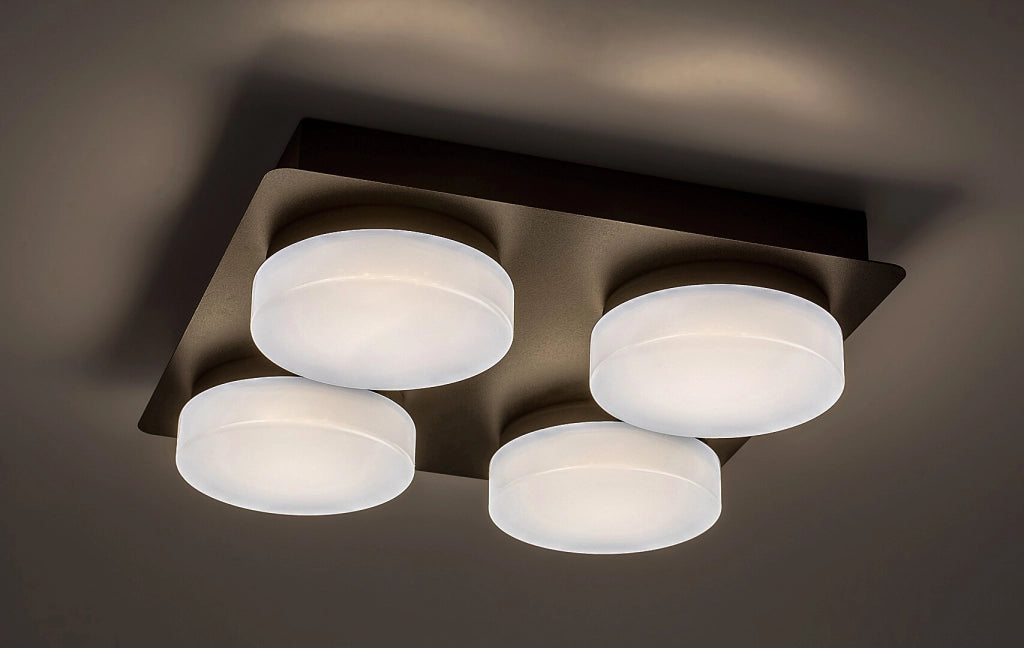 Plafoniera LED 21W nero opaco IP44 Rabalux Attichus