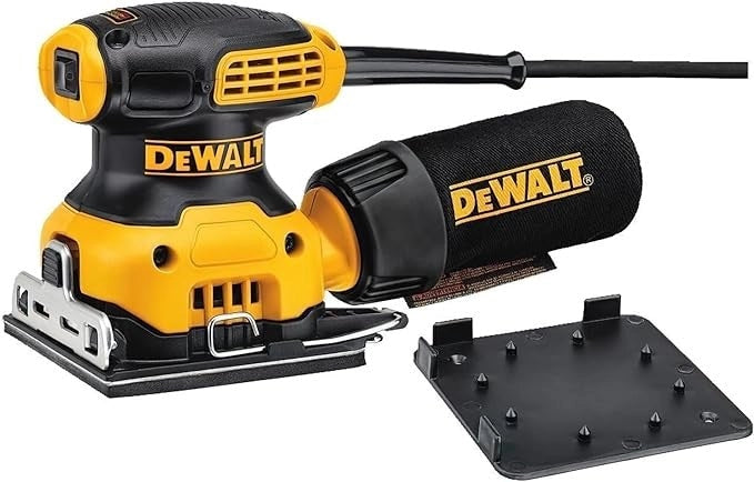 LEVIGATRICE ORBITALE CON PLATORELLO RETTANGOLARE DEWALT - DWE6411-QS