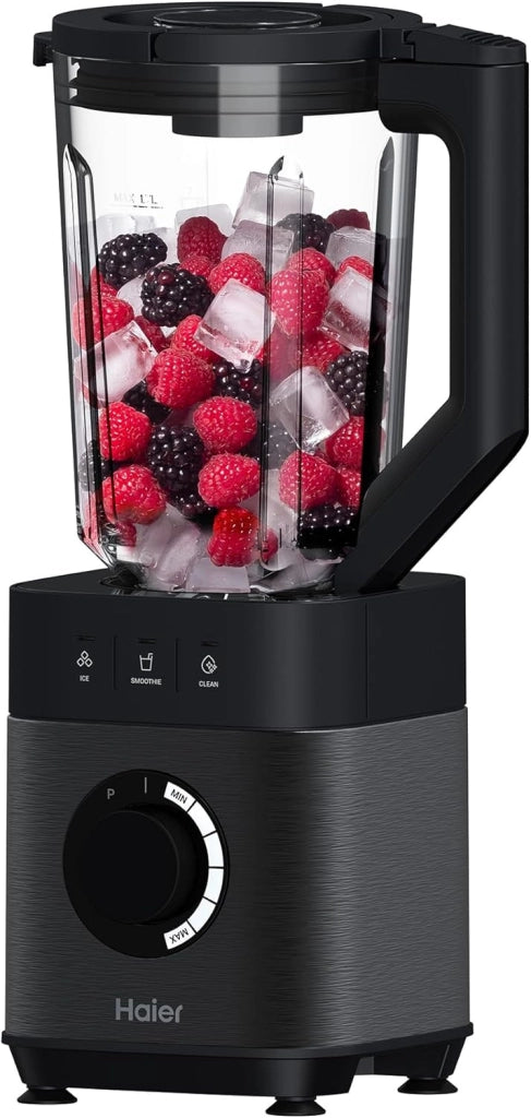 Frullatore I-Master Serie 5, Funzione Ice Crush, Smoothie, 5 velocità variabili, pulizia automatica, caraffa in vetro da 1,7 L, Personal Jug 0,6 1200 W [Nero]