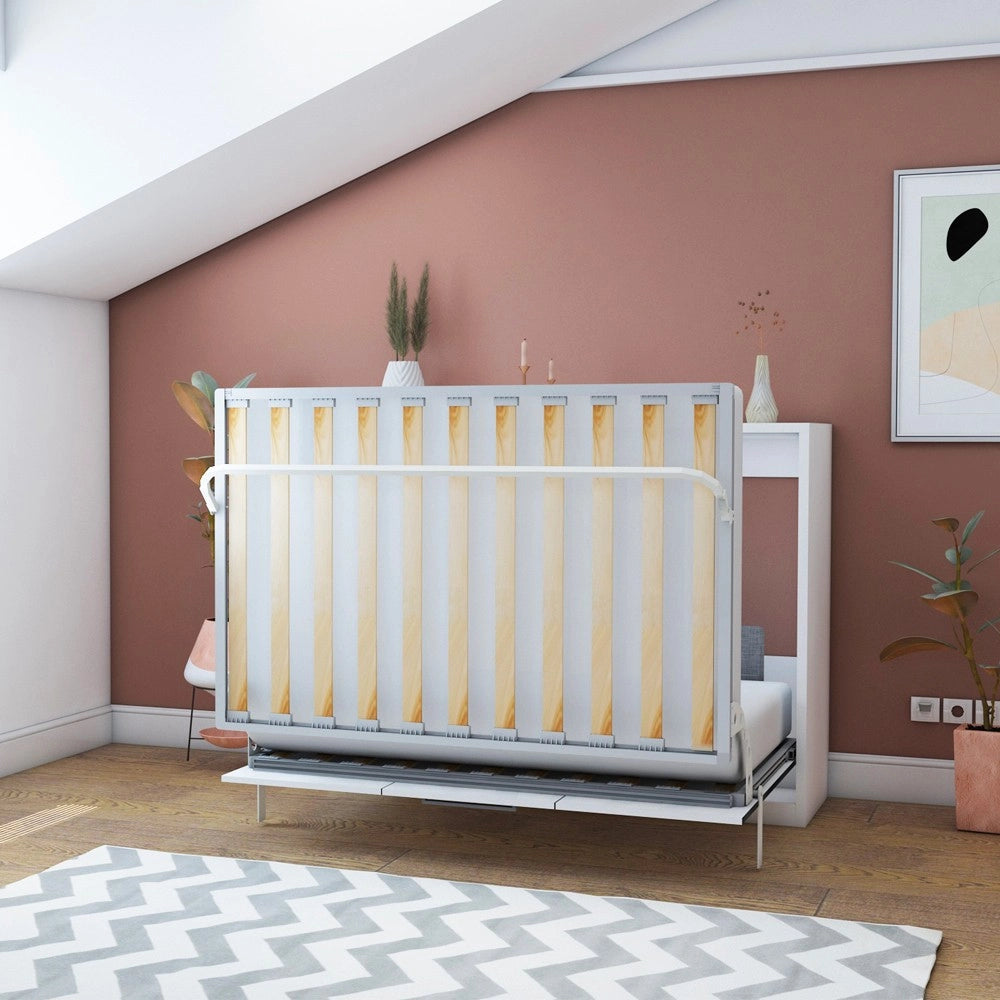Letto matrimoniale a scomparsa Capsule colore bianco