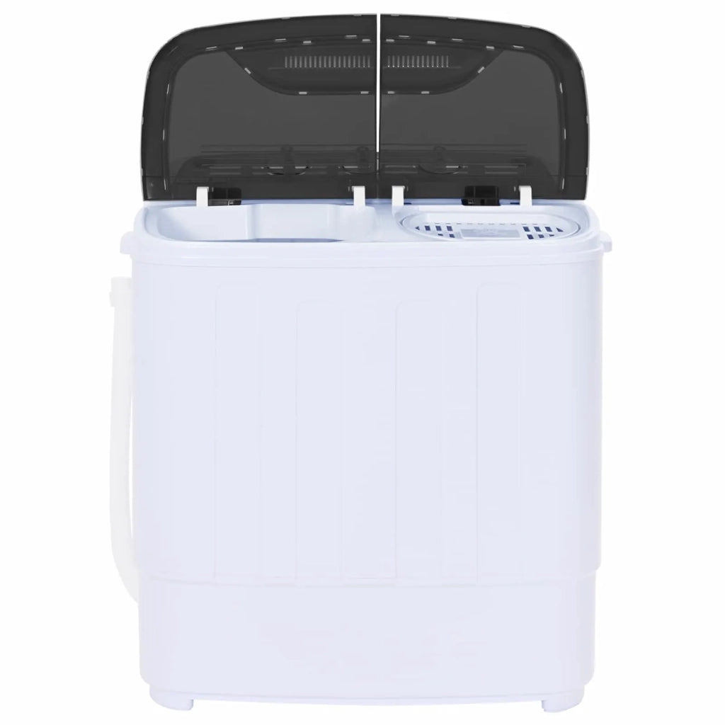 Mini lavatrice con doppio tubo 3,6 kg Nero e Bianco 42039109