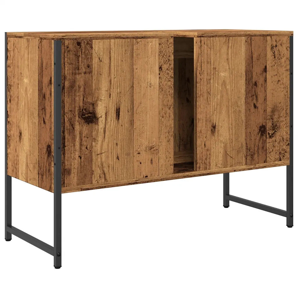 Mobile da Bagno Legno Antico 80x33x60 cm in Truciolato