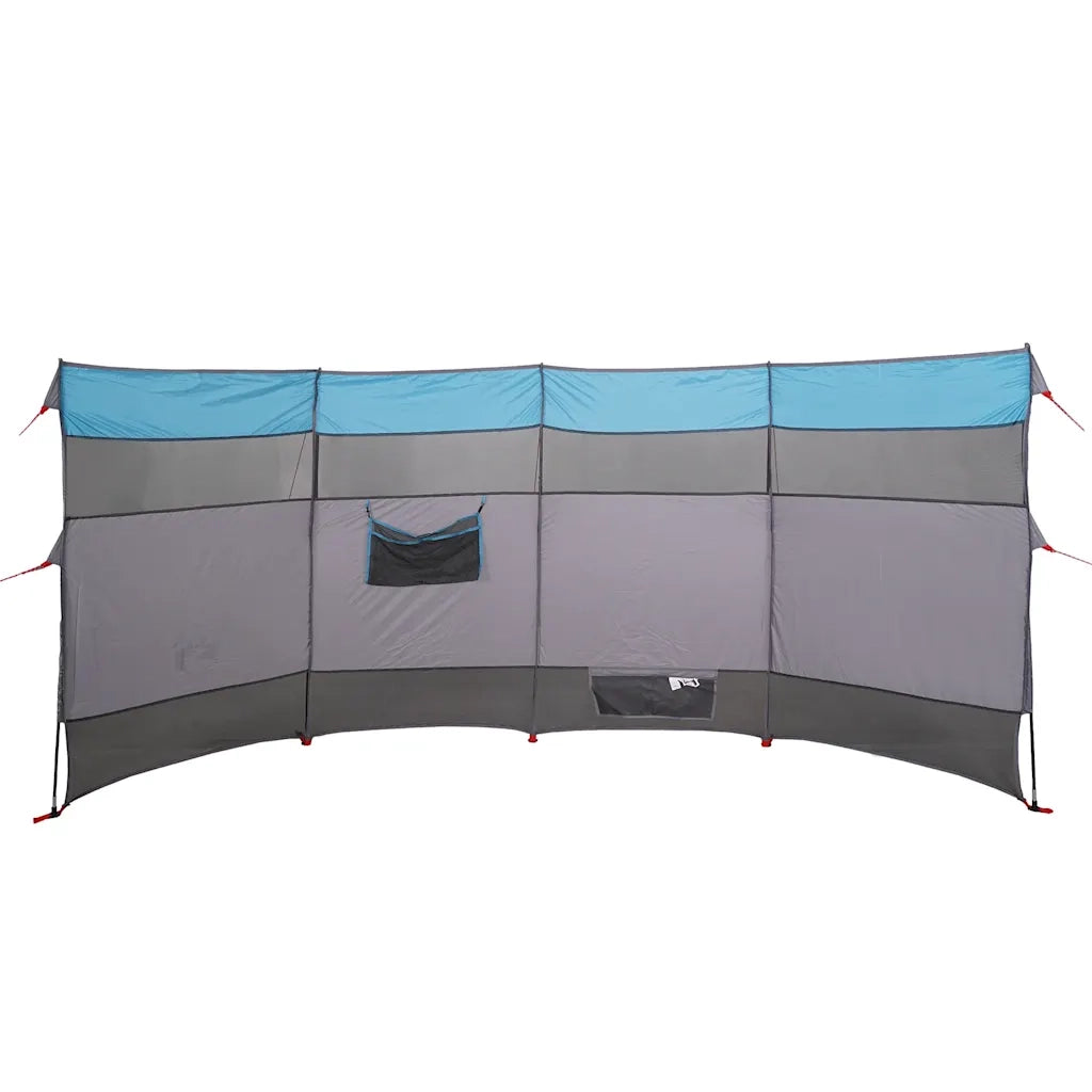 Frangivento da Campeggio Blu 366x152x152 cm Impermeabile