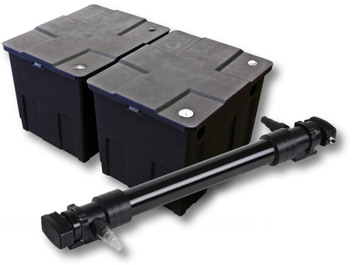 set per laghetti filtro a 2 camere 60000l chiarificatore UVC serie 6 da 72W