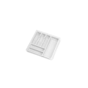 Emuca Portaposate Optima Vertex/Concept 500mm (Spalle 16mm), 500, Plastica bianca, Tecnoplastica, 1 u.