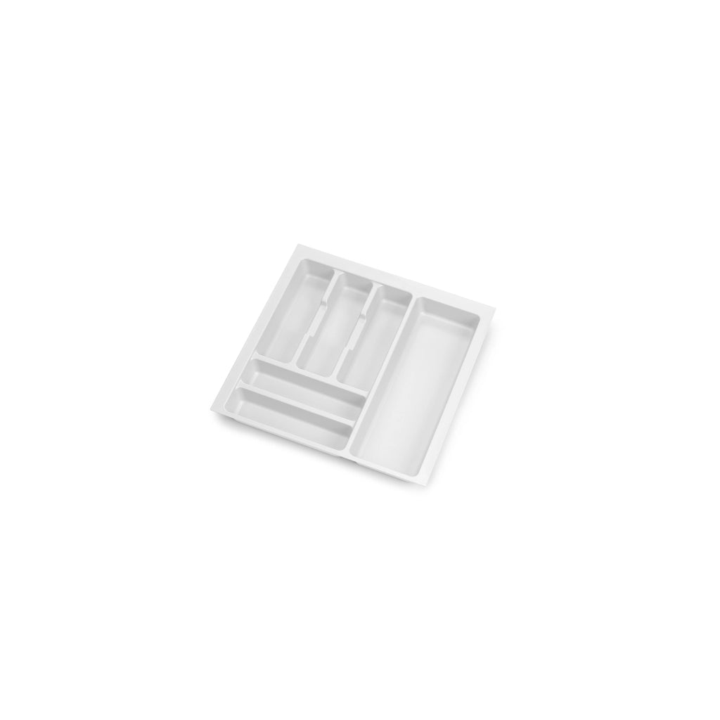 Emuca Portaposate Optima Vertex/Concept 500mm (Spalle 16mm), 500, Plastica bianca, Tecnoplastica, 1 u.