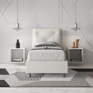 Letto Singolo 80x190 cm Senza Rete Appia Bianco