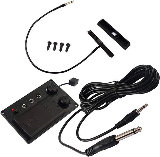 Violino elettrico silenzioso EQ Piezo con foro mortasa - cavo - strumenti a corda - accessori