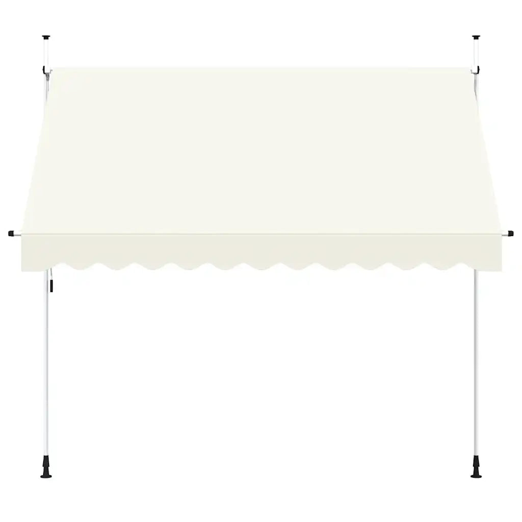 Tenda da Sole | Tenda parasole Retrattile Manuale 300 cm Crema