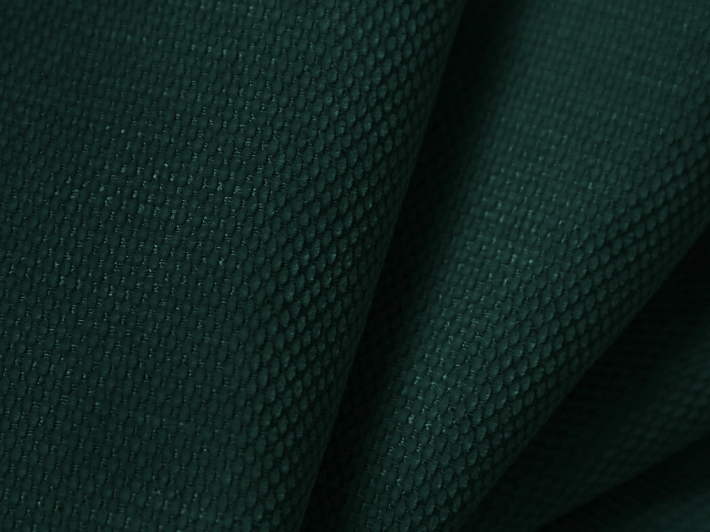 Cosmopolitan Design - Letto a cassettone con testiera "Colonel" 160x200cm in ciniglia verde bottiglia 