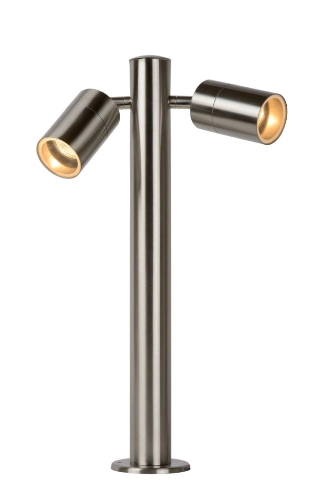 Lampada da esterno Lucide ARNE-LED GU10 2700K IP44 cromata