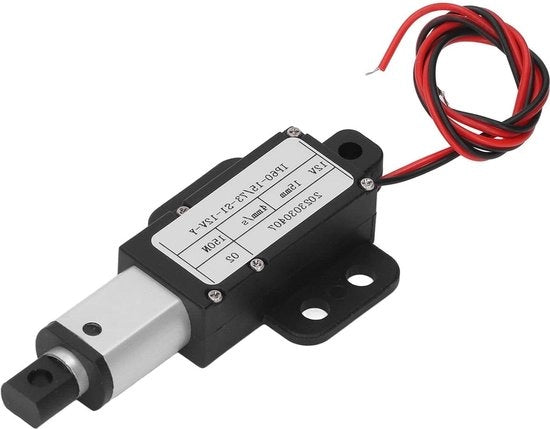 Attuatore lineare elettrico mini 12V 15mm con forza di 150N alta velocità silenzioso per uso DIY robotica massaggio fauteuil