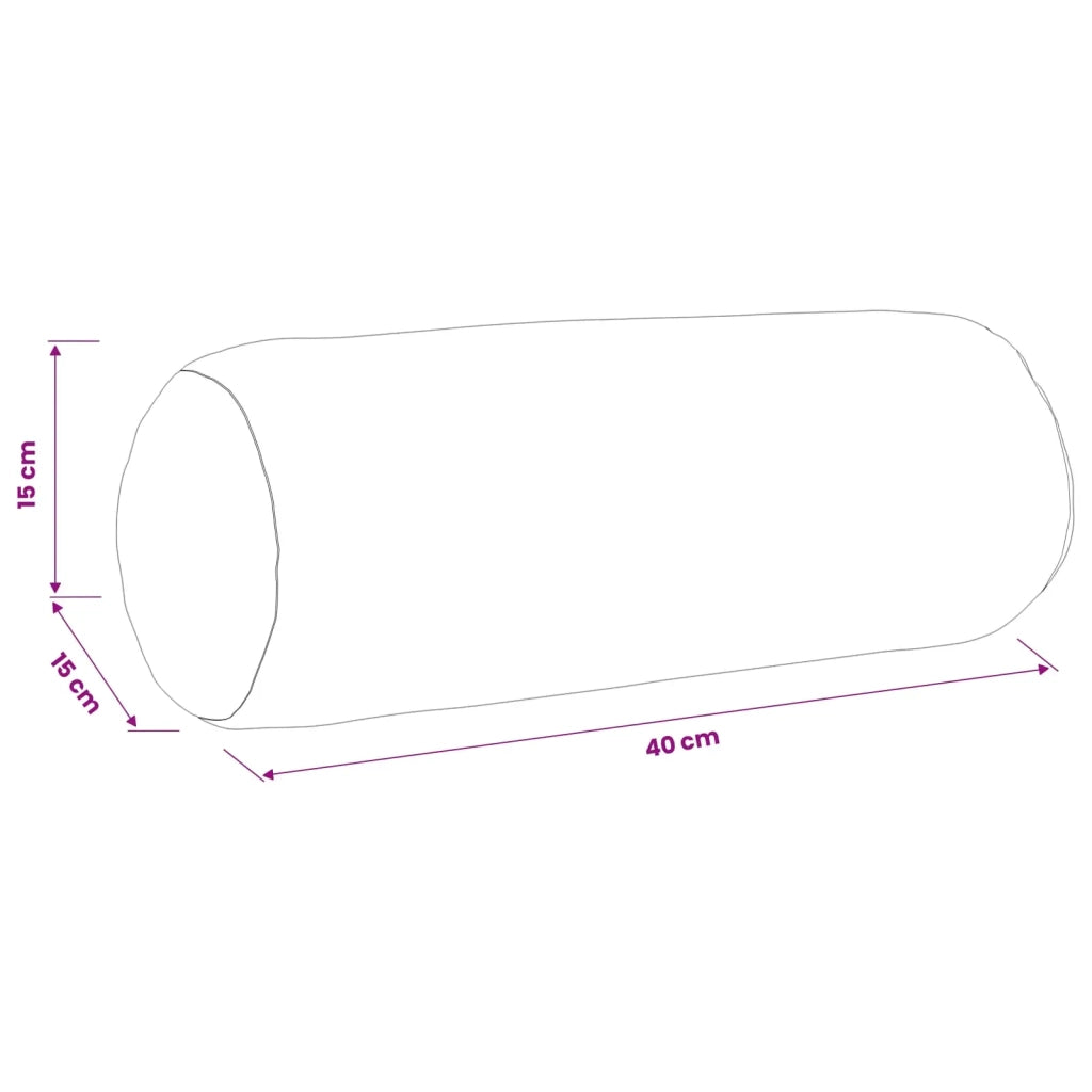 Federa 2 pcs HEERLEN Rosa Ø 15 x 40 cm Bouclé 923269