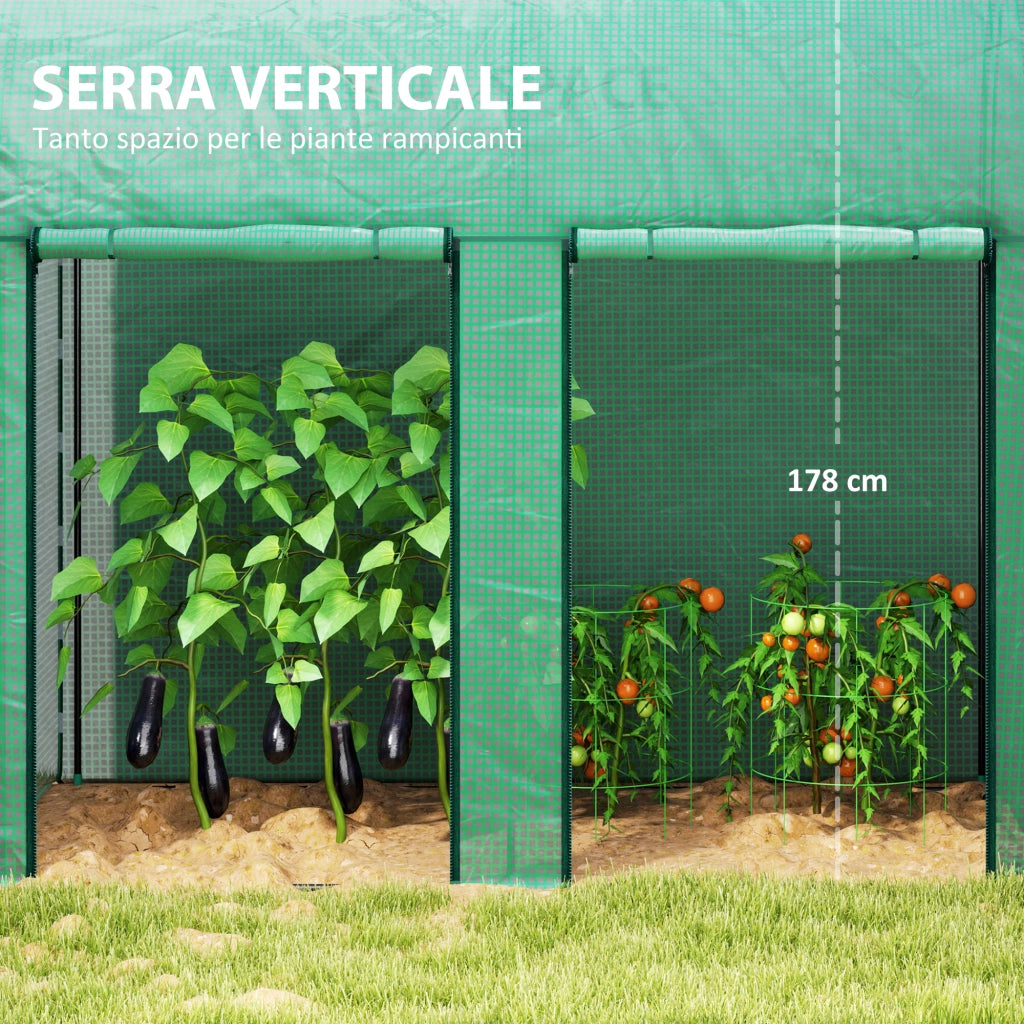 Serra da Giardino 2 m2 ¨C zephmum ¨C Verde 2x1x1.78m
