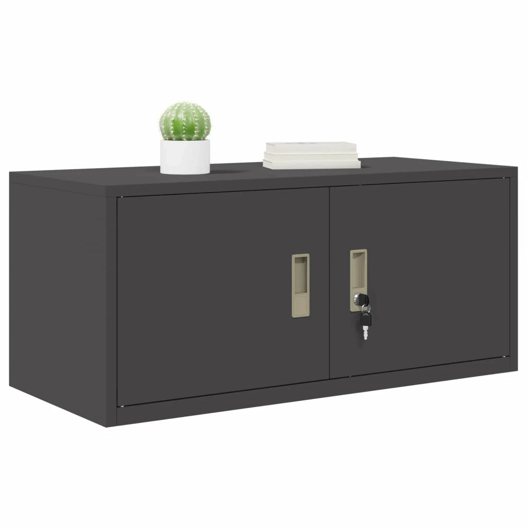 Armadio Nero 90 x 40 x 40 cm Acciaio 891628