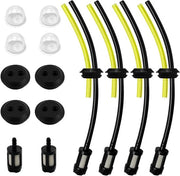 Kit di gomma per benzina universale - 14 pezzi - Ricambi per motoseghe - Gomma per benzina con filtro