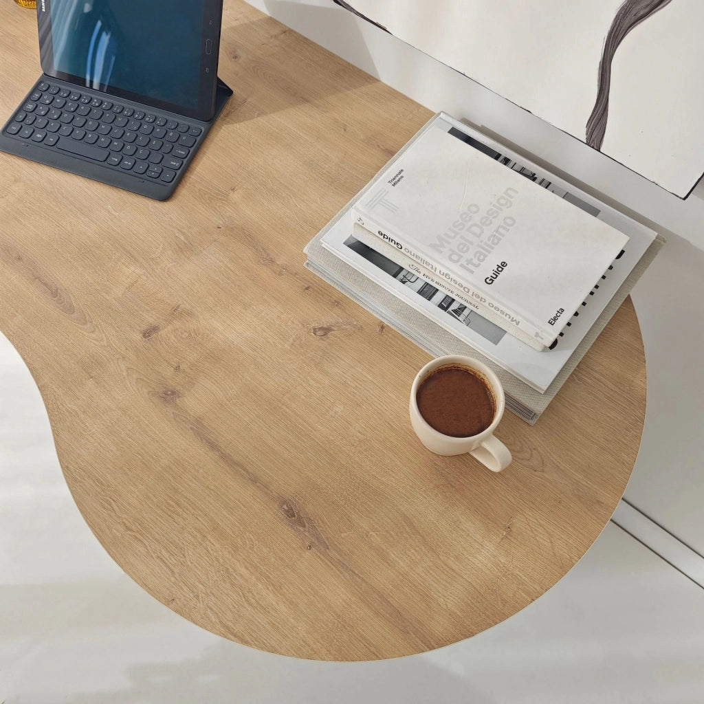 Scrivania "infinita" in legno 120 x 60 x 75 cm - Rovere zaffiro