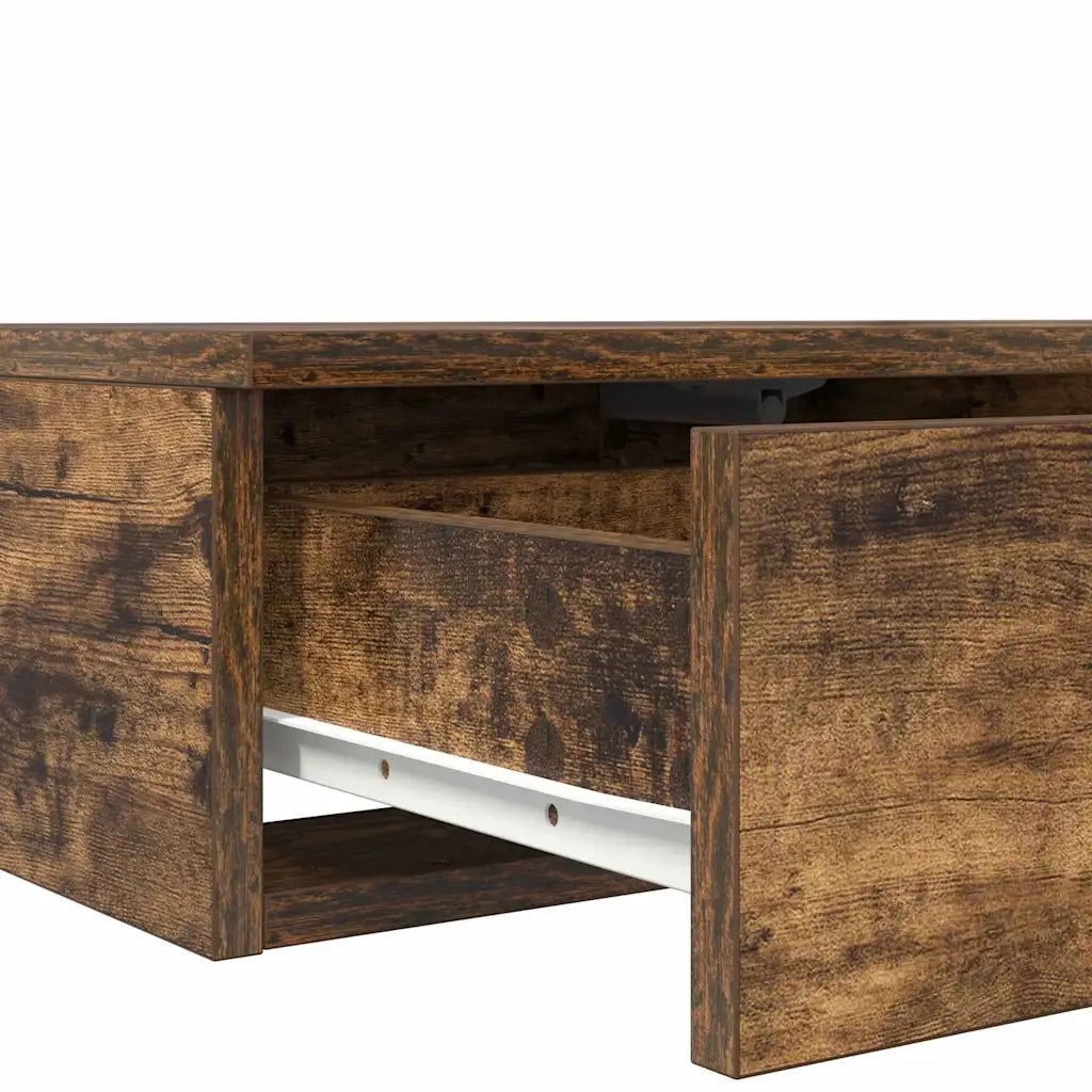 Cassetti per letto con cassetto Rovere fumé 75 x 36,5 x 16,5 cm 866967