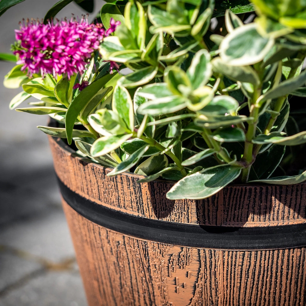Vaso da fiori KADAX, grande vaso da giardino per fiori, copertura in plastica per vaso da fiori 30 cm