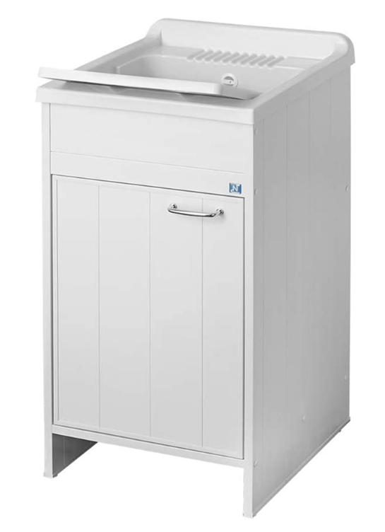 Mobile lavatoio da esterno in resina 50 x 50 completo di asse e